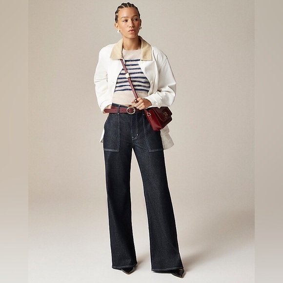 NWT J Crew Barn Jacket In Canvas Size M - Picture 9 of 11